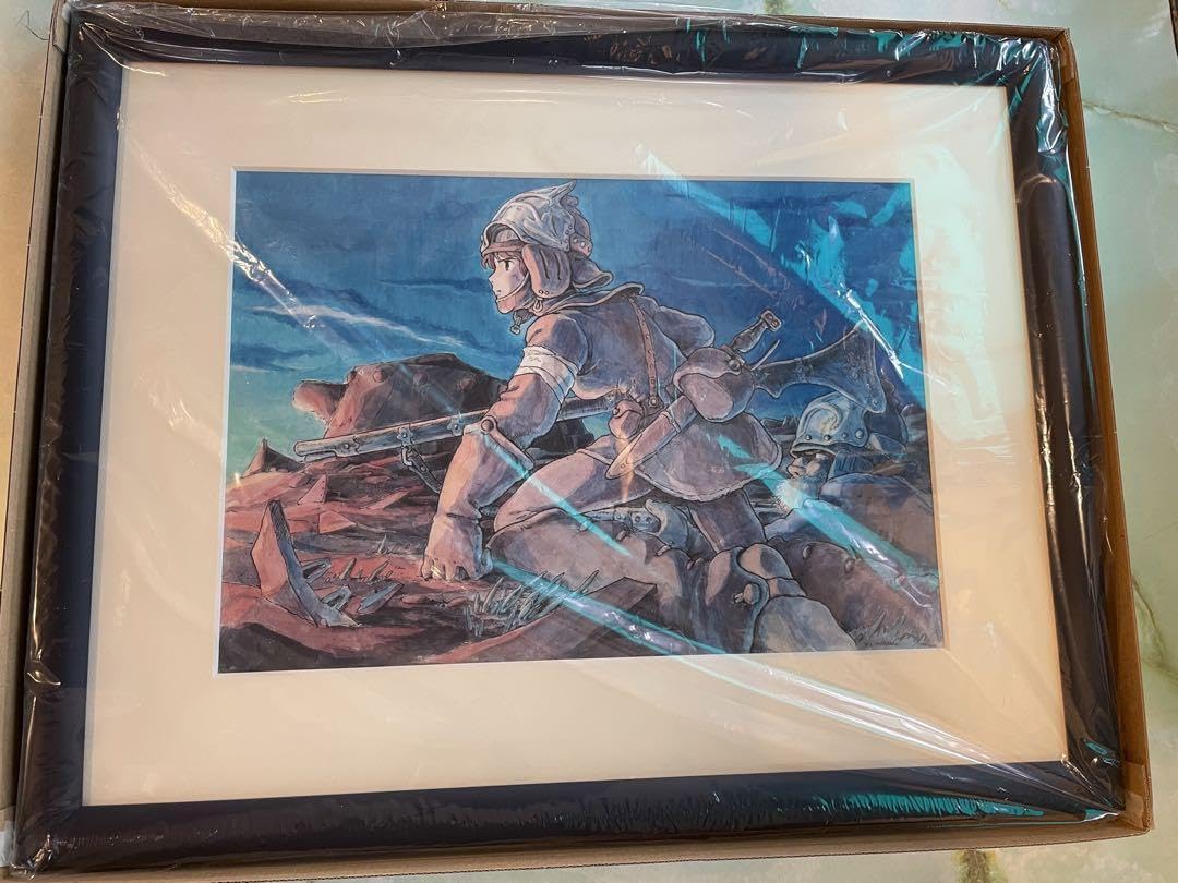 【新品】風の谷のナウシカ「トルメキア戦役」　額装アートディスプレイ（箱付き） 新品】風の谷のナウシカ「トルメキア戦役」 額装アート